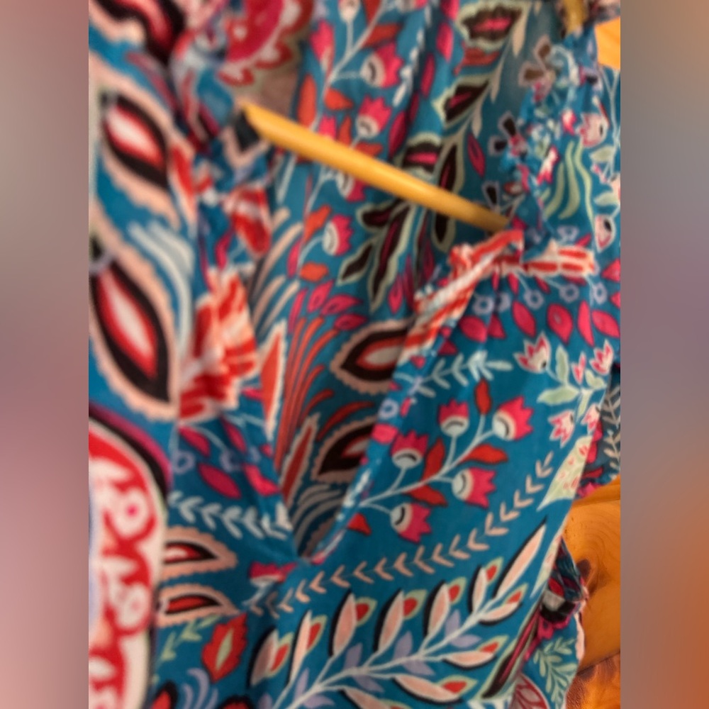 Talbots Multicolor Paisley Top - Picture 5 of 6